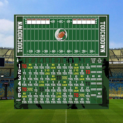 Roligt fotbollsspel i trä med tärningar