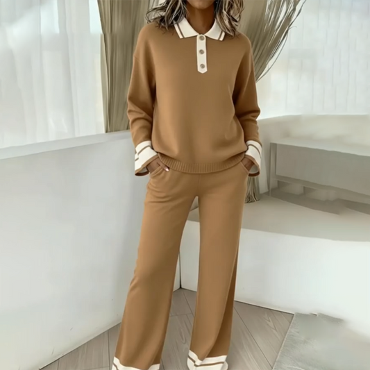 2-delat loungeset för damer: tröja och byxor