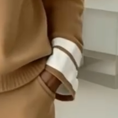 2-delat loungeset för damer: tröja och byxor