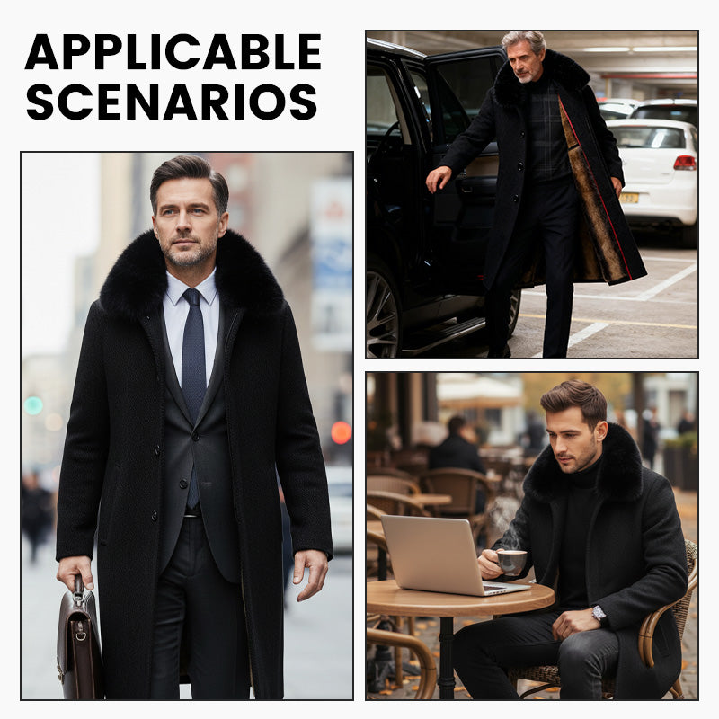 Casual Vinterjacka för män fodrad för män