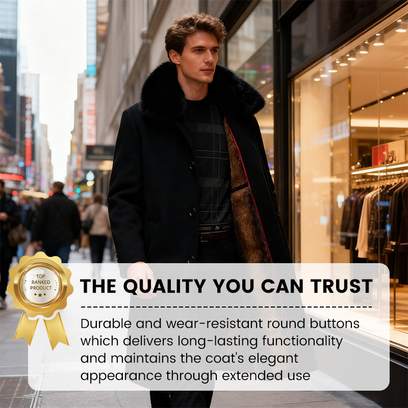 Casual Vinterjacka för män fodrad för män