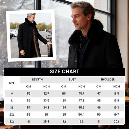 Casual Vinterjacka för män fodrad för män