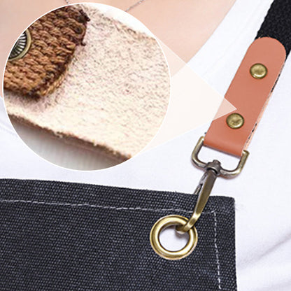 💥HET REA 50 % RABATT✨Andningsbar förkläde i canvas för män och kvinnor