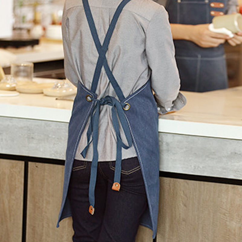 💥HET REA 50 % RABATT✨Andningsbar förkläde i canvas för män och kvinnor