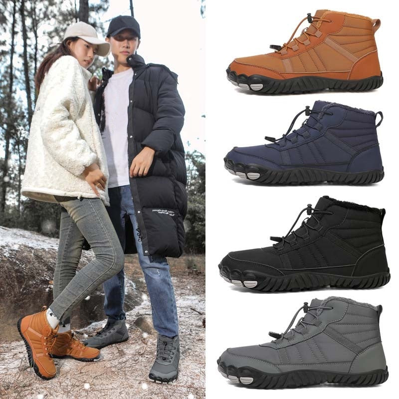 Vattentäta, halkfria, isolerade vinterkängor