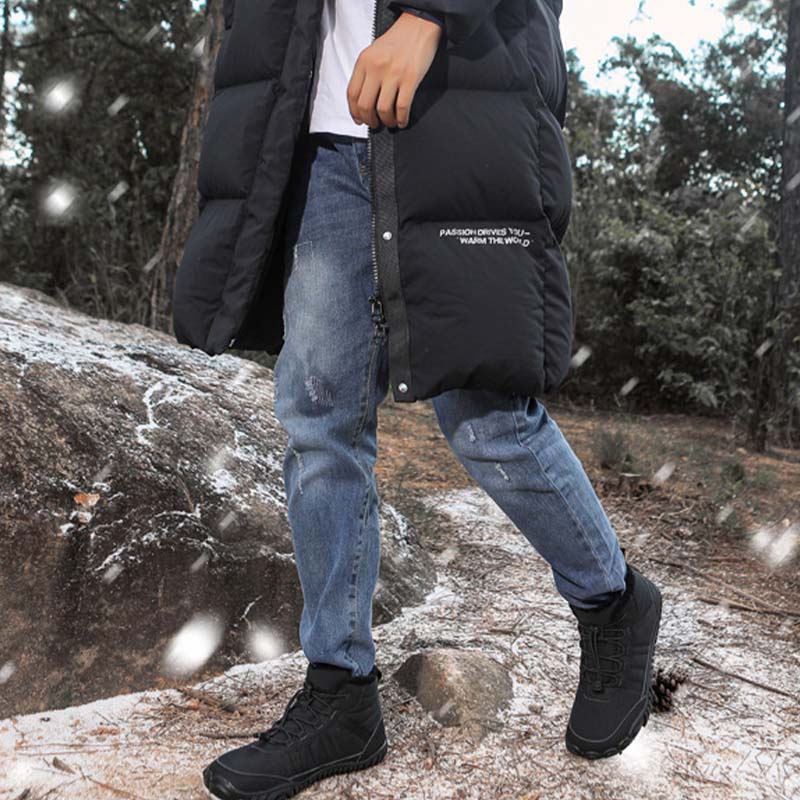 Vattentäta, halkfria, isolerade vinterkängor