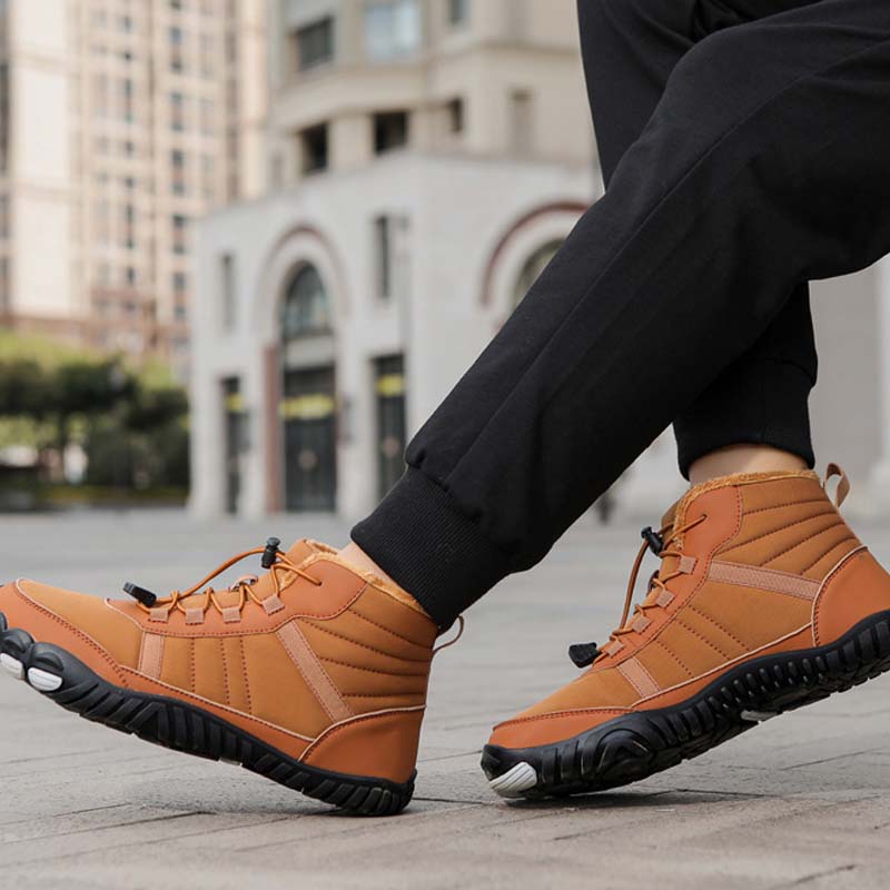 Vattentäta, halkfria, isolerade vinterkängor