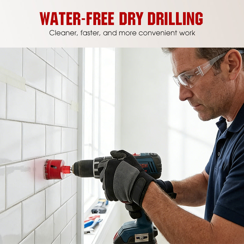 Professionellt torrborrningshålsågssats (6–35 mm)