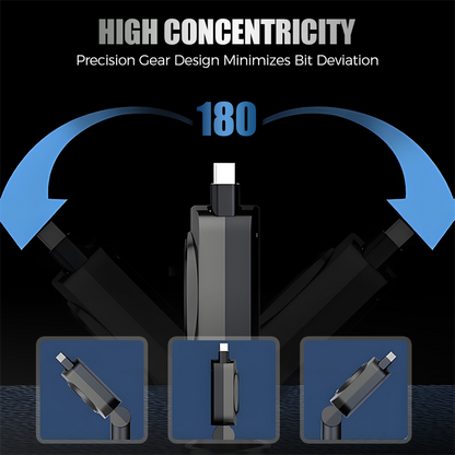 4-i-1 PD30W-laddare för bil med stämningsbelysning