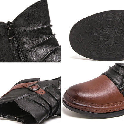 👞60% RABATT NU! ⏰ Herrstövlar i äkta läder – Slitstarka, snygga och bekväma hela dagen för vardag och arbete 🔧