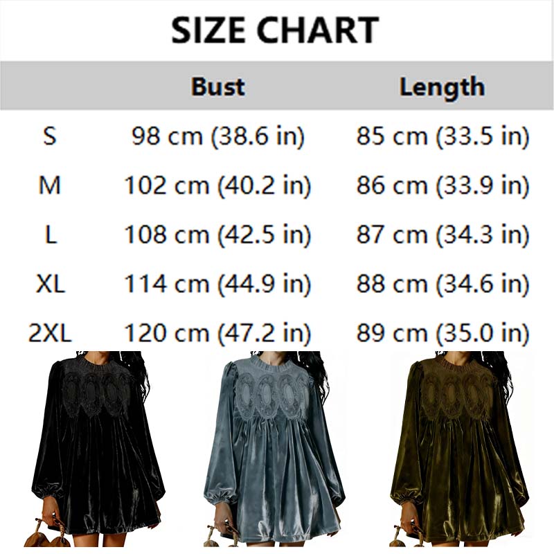 👗 Exklusiv Rea -50%! 🌸 Vintageinspirerad Spetsklänning – Perfekt för Dag & Kväll ☕ | A-Linje, Mjukt Tyg & Mångsidig ✨