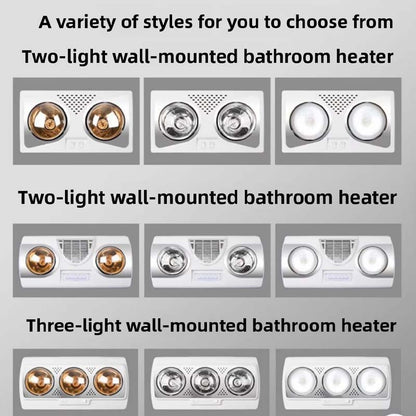 Borrmfri väggmonterad badrumsradiator