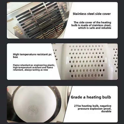 Borrmfri väggmonterad badrumsradiator