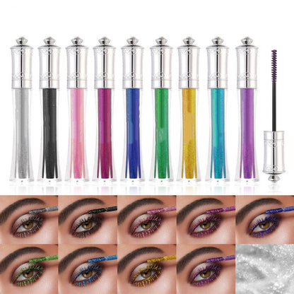 💎 KÖP 1, FÅ 1 GRATIS🌟Vattentät glittrande färgad mascara