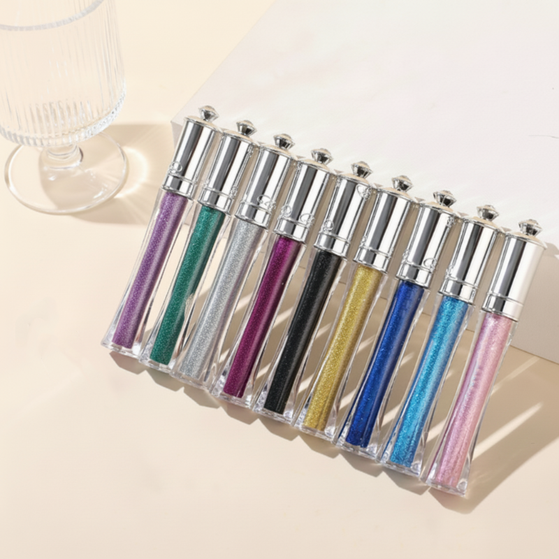 💎 KÖP 1, FÅ 1 GRATIS🌟Vattentät glittrande färgad mascara