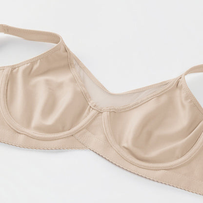 👙 50% RABATT NU! Elegant, lätt BH med full täckning i stora storlekar – bygelstöd, tunna ovadderade kupor & breda axelband – perfekt för vardagslyft och naturlig siluett ✨💖