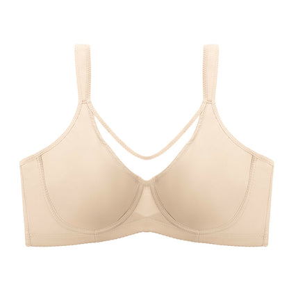 👙 50% RABATT NU! Elegant, lätt BH med full täckning i stora storlekar – bygelstöd, tunna ovadderade kupor & breda axelband – perfekt för vardagslyft och naturlig siluett ✨💖