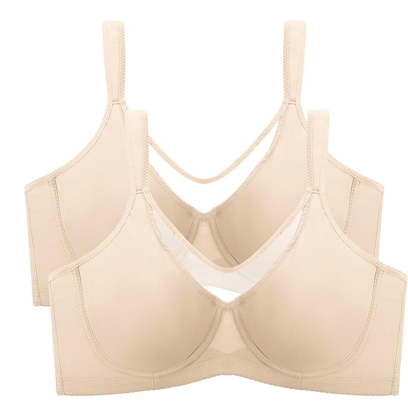 👙 50% RABATT NU! Elegant, lätt BH med full täckning i stora storlekar – bygelstöd, tunna ovadderade kupor & breda axelband – perfekt för vardagslyft och naturlig siluett ✨💖