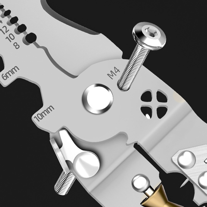 🎁 Present: Kopplingslås*10🔧Multifunktionell hopfällbar elektrisk tång