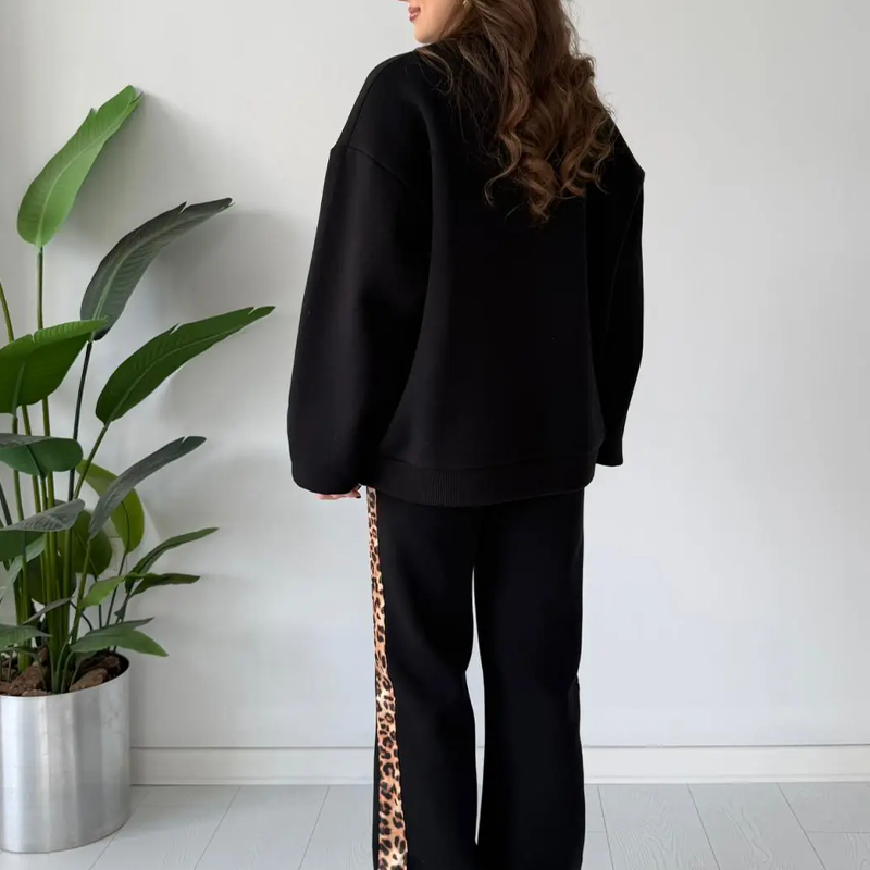 2-delat set för kvinnor i casual stil