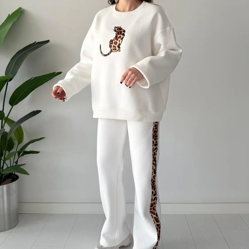 2-delat set för kvinnor i casual stil