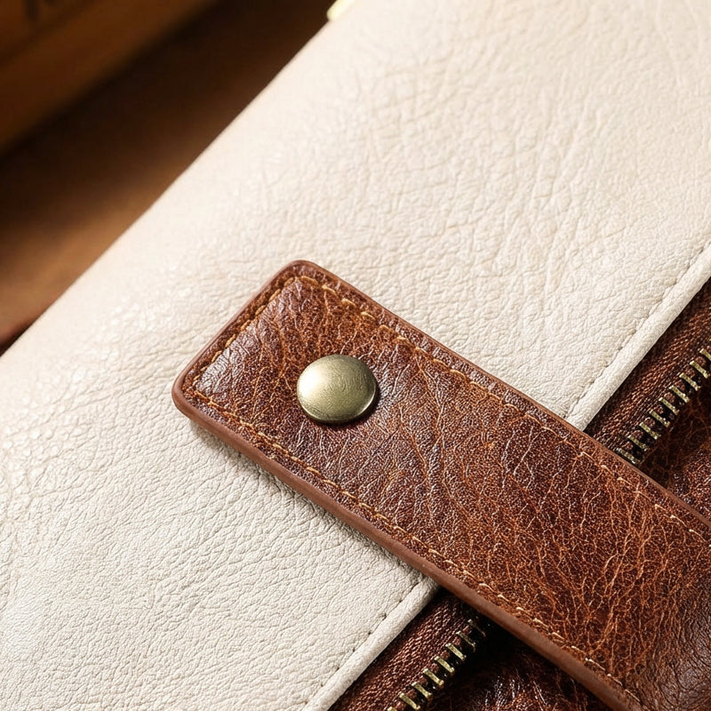 👜 50% RABATT! ✨ Damplånbok i Retrostil – RFID-blockering, Trippelfack & Hållbart Läder 🛍️