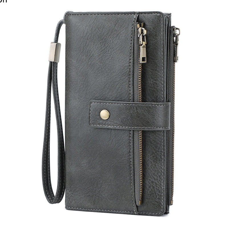 👜 50% RABATT! ✨ Damplånbok i Retrostil – RFID-blockering, Trippelfack & Hållbart Läder 🛍️