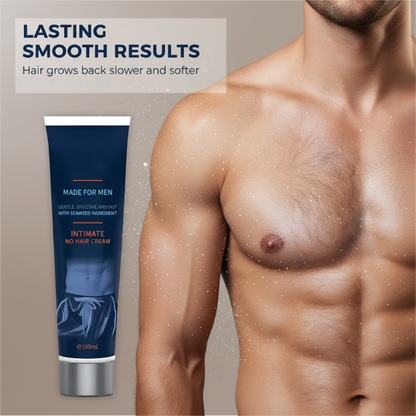 🧖‍♂️ KÖP 2, FÅ 1 GRATIS! 🧴 Fast-Acting Body Hair Removal Cream for Men – Snabb Verkan, Skonsam & Hårfri Hud ✨