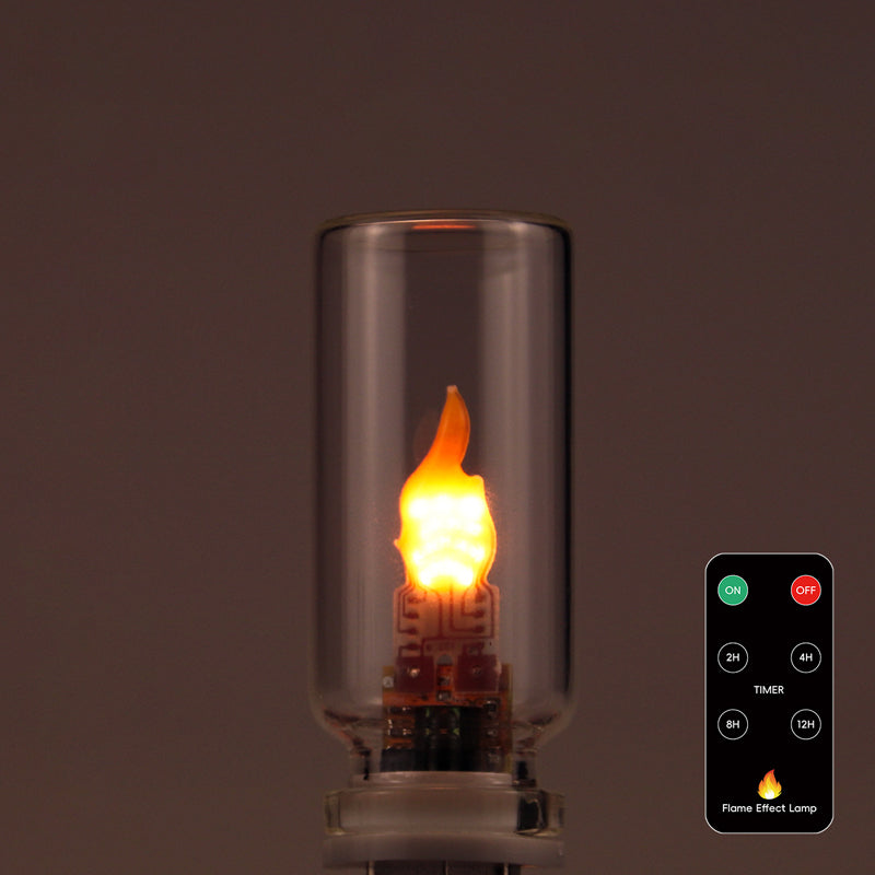 USB-lampa med realistisk flamma
