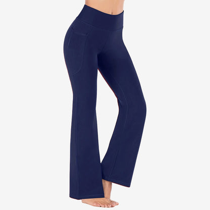 🔥Ultra Sculpt Högmidjade Utsvängda Leggings med Magkontroll