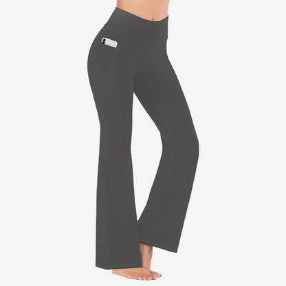 🔥Ultra Sculpt Högmidjade Utsvängda Leggings med Magkontroll