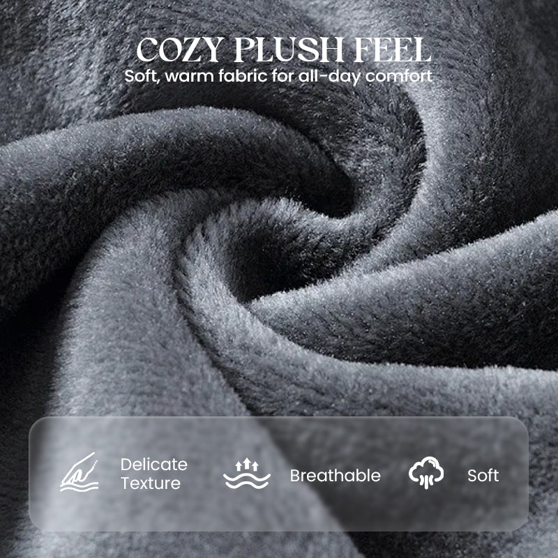 2-delat set med varmt topp och vida byxor för kvinnor