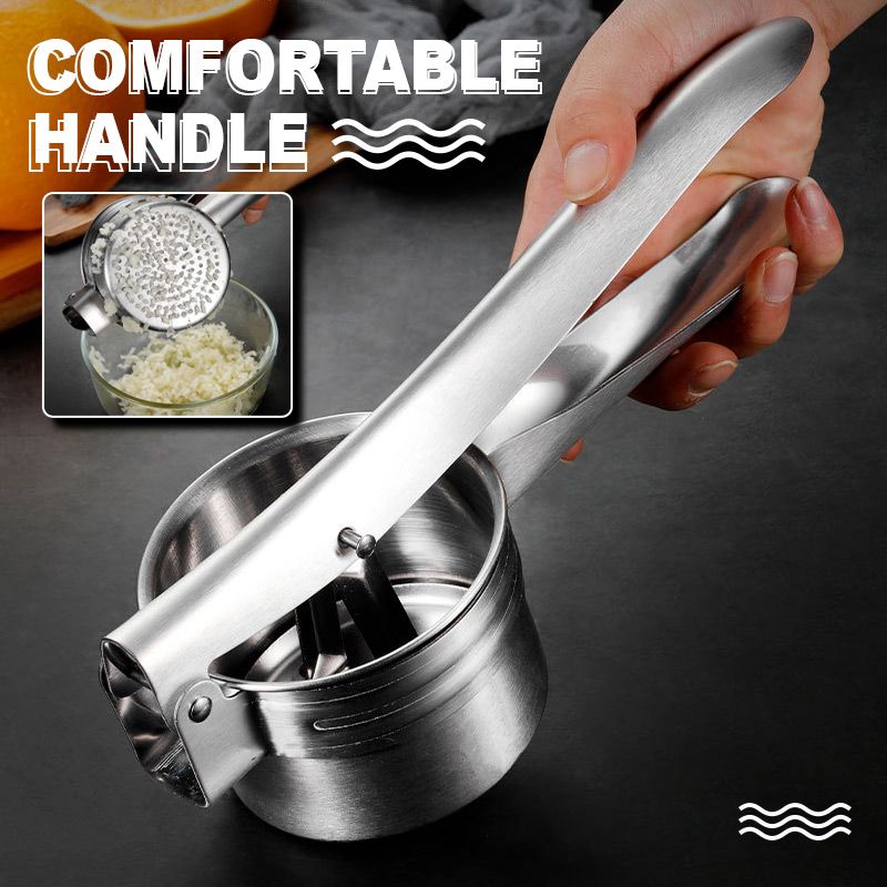 🔥⏰ Begränsad tid 50% rabatt!! 🔥AEX Multifunktionell potatis-, juice- och matpress i rostfritt stål