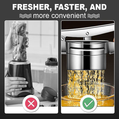 🔥⏰ Begränsad tid 50% rabatt!! 🔥AEX Multifunktionell potatis-, juice- och matpress i rostfritt stål