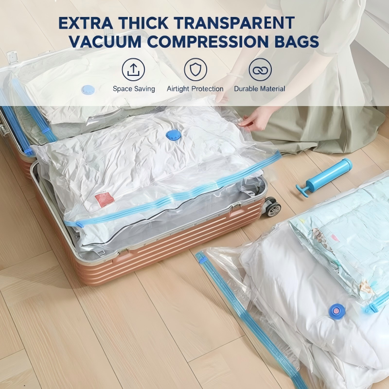 🥳2026 HOT SALE🥳Extra tjocka transparenta vakuumkompressionspåsar