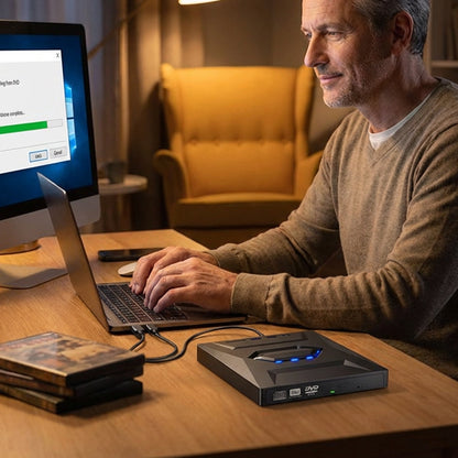 Ultratunn extern DVD-enhet