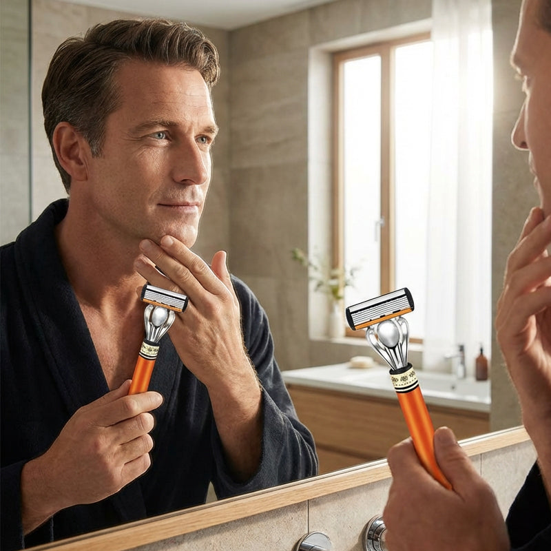 🔥24/48 st rakblad för män med handtag