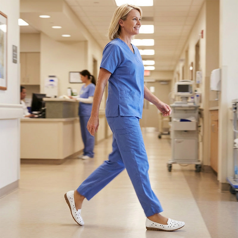 🔥Sista dagen på rean: 50 % rabatt — Bekväma, lätta och snygga ortopediska skor för kvinnor med öppen design.