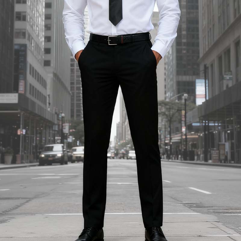 Lätt och stretchig klassisk kostymbyxa för herr