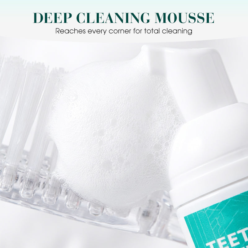 360° munhälsa blekande tandkräm i mousseform