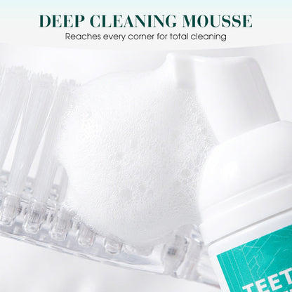 360° munhälsa blekande tandkräm i mousseform