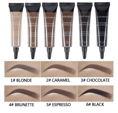 ⏳Köp 1 få 1 gratis⭐Långvarig, vattenfast och smetfri flytande ögonbrynsgel/färg (med gratis pensel)