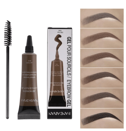 ⏳Köp 1 få 1 gratis⭐Långvarig, vattenfast och smetfri flytande ögonbrynsgel/färg (med gratis pensel)