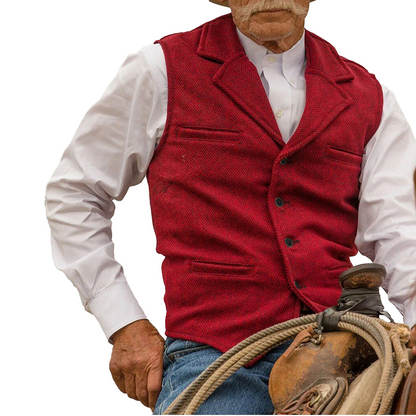 Slim Fit-väst för män, casual business