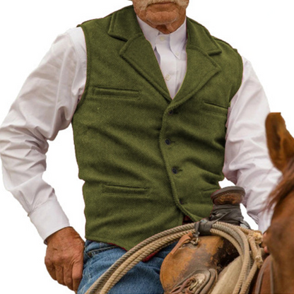 Slim Fit-väst för män, casual business