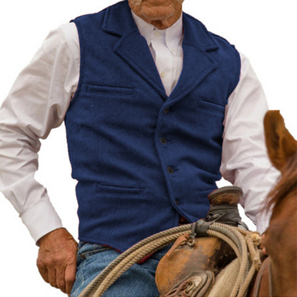 Slim Fit-väst för män, casual business