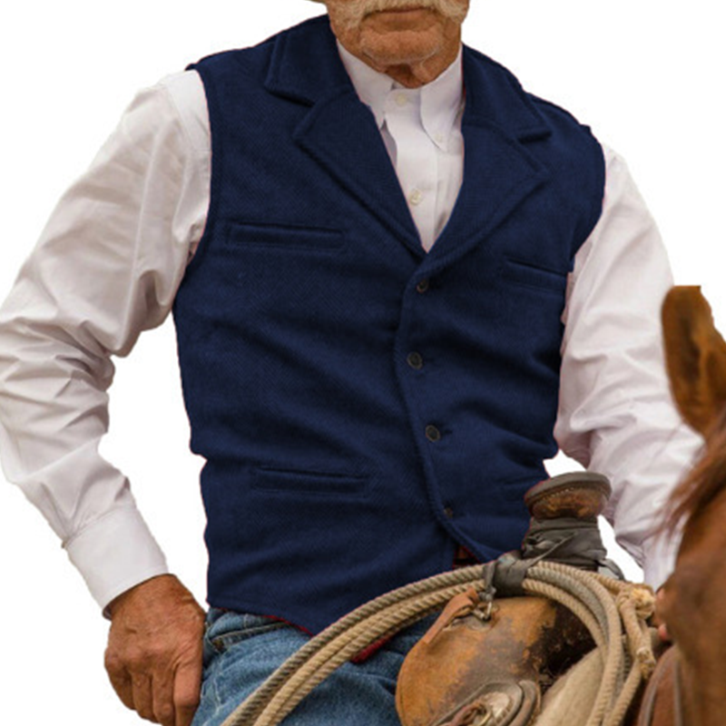 Slim Fit-väst för män, casual business