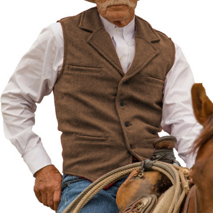 Slim Fit-väst för män, casual business