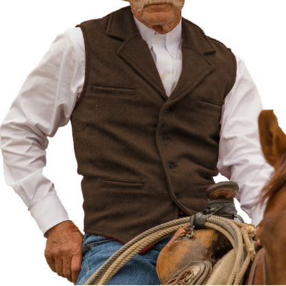 Slim Fit-väst för män, casual business