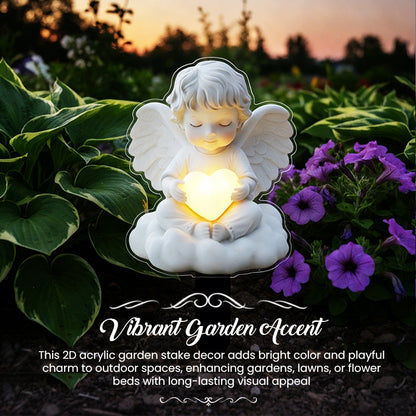 🔥🎁Nyhet 50 % RABATT💥2D akrylstake för trädgårdsdekoration